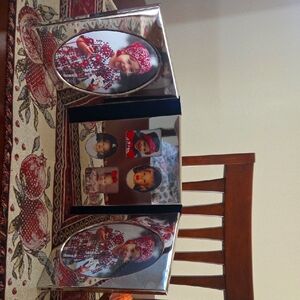 Silverplated Tri-fold Photo Frame